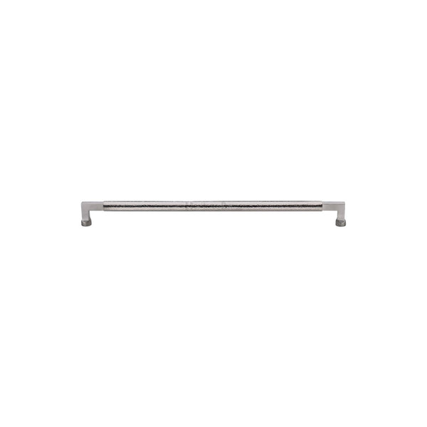 Heritage Brass Door Pull Handle Hammered Bauhaus Design by M Marcus - Heritage Brass