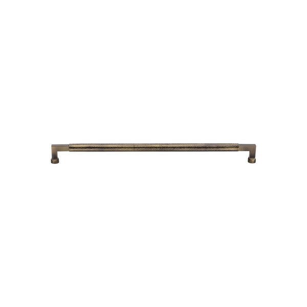 Heritage Brass Door Pull Handle Hammered Bauhaus Design by M Marcus - Heritage Brass