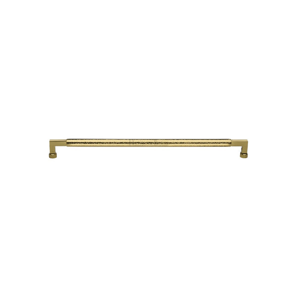 Heritage Brass Door Pull Handle Hammered Bauhaus Design by M Marcus - Heritage Brass