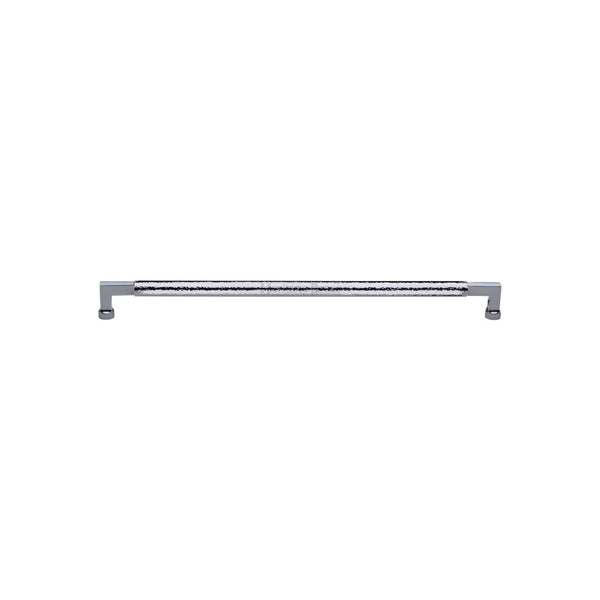 Heritage Brass Door Pull Handle Hammered Bauhaus Design by M Marcus - Heritage Brass