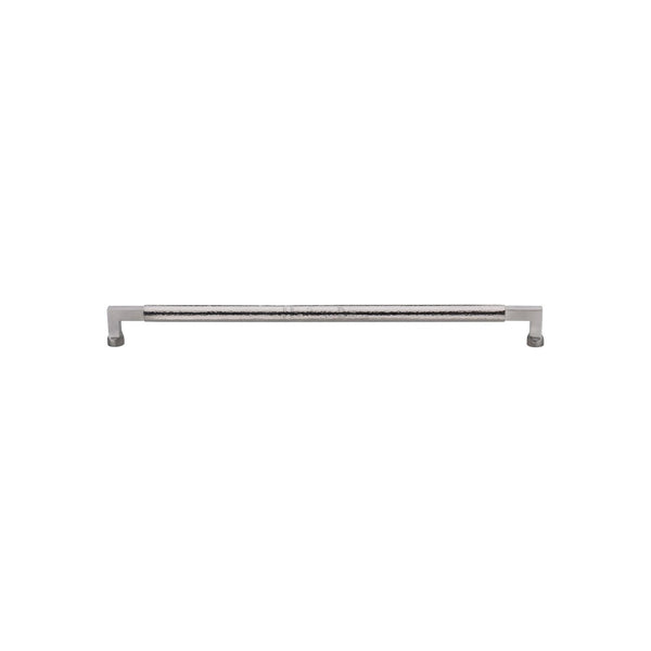 Heritage Brass Door Pull Handle Hammered Bauhaus Design by M Marcus - Heritage Brass