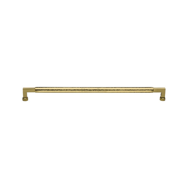 Heritage Brass Door Pull Handle Hammered Bauhaus Design by M Marcus - Heritage Brass