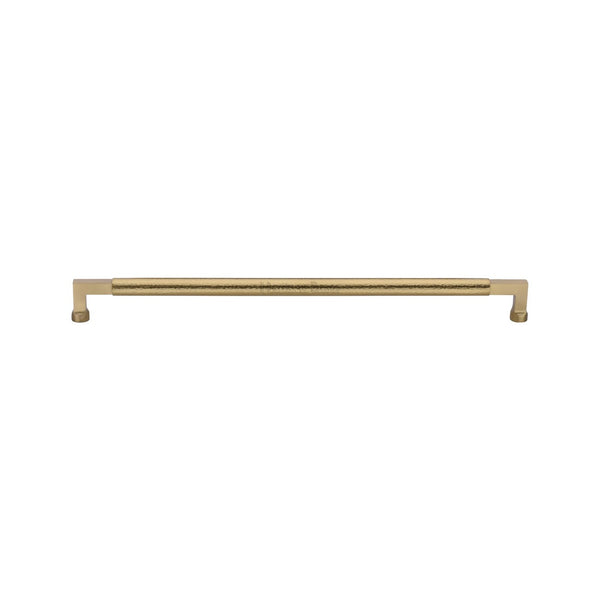 Heritage Brass Door Pull Handle Hammered Bauhaus Design by M Marcus - Heritage Brass