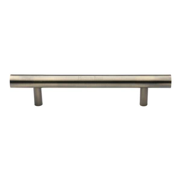 Bar Door Pull Handle - Antique Brass - 305 mm