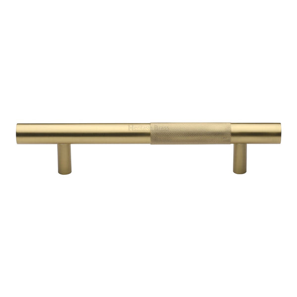 M Marcus - Heritage Brass, Knurled Bar Door Pull Handle, Door Pull Handles, Door Pull Handles