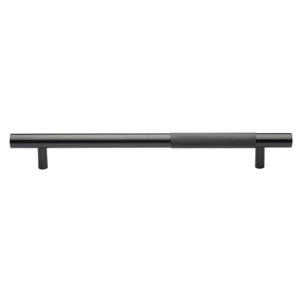 Knurled Bar Door Pull Handle by M Marcus - Heritage Brass