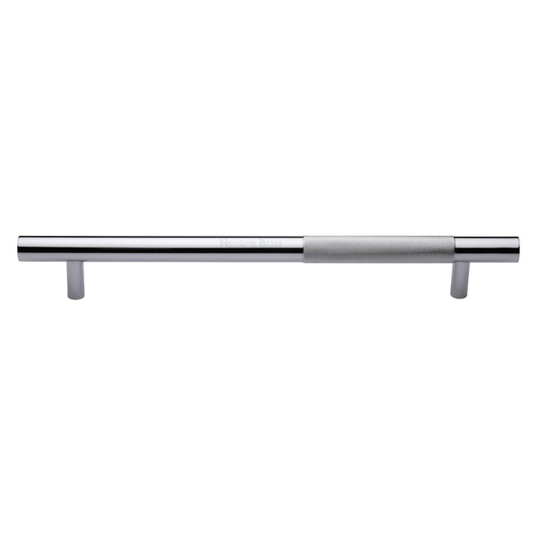 Knurled Bar Door Pull Handle by M Marcus - Heritage Brass