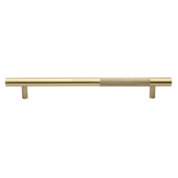 M Marcus - Heritage Brass, Knurled Bar Door Pull Handle, Door Pull Handles, Door Pull Handles