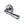 Colonial Reeded Door Handle on Round Rose by M Marcus - Heritage Brass