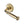 Lincoln Door Handle on Round Rose by M Marcus - Heritage Brass