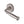 Lincoln Door Handle on Round Rose by M Marcus - Heritage Brass