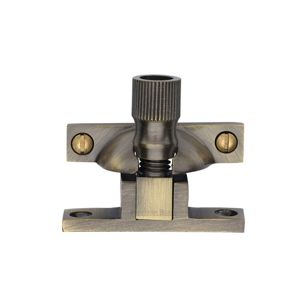 Narrow Brighton Sash Fastener Lockable by M Marcus - Heritage Brass