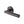 Bauhaus Mitre Knurled Door Handle on Round Rose by M Marcus - Heritage Brass