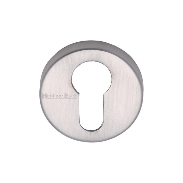 M Marcus - Heritage Brass, Euro Profile Cylinder Escutcheon Round - V4008, Escutcheons & Privacy Thumbturns, Escutcheons