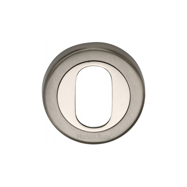 M Marcus - Heritage Brass, Oval Profile Cylinder Escutcheon Round - V4010, Escutcheons & Privacy Thumbturns, Escutcheons