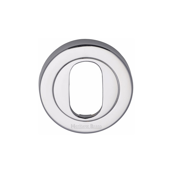 Oval Profile Cylinder Escutcheon Round - V4010