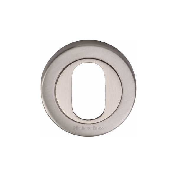 M Marcus - Heritage Brass, Oval Profile Cylinder Escutcheon Round - V4010, Escutcheons & Privacy Thumbturns, Escutcheons