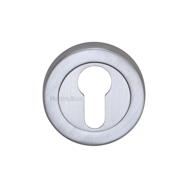 M Marcus - Heritage Brass, Euro Profile Cylinder Escutcheon Round - V4020, Escutcheons & Privacy Thumbturns, Escutcheons