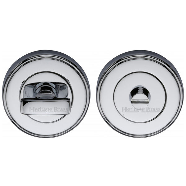 M Marcus - Heritage Brass, Round Bathroom Turn & Release - V4040, Escutcheons & Privacy Thumbturns, Turn & Release