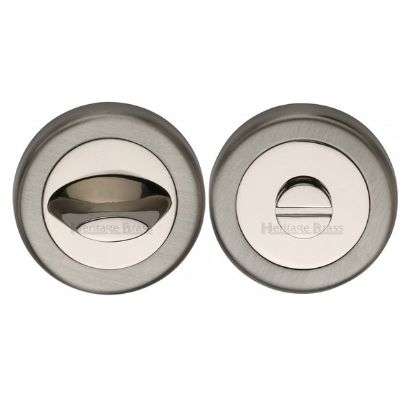 M Marcus - Heritage Brass, Round Bathroom Turn & Release - V4043, Escutcheons & Privacy Thumbturns, Turn & Release