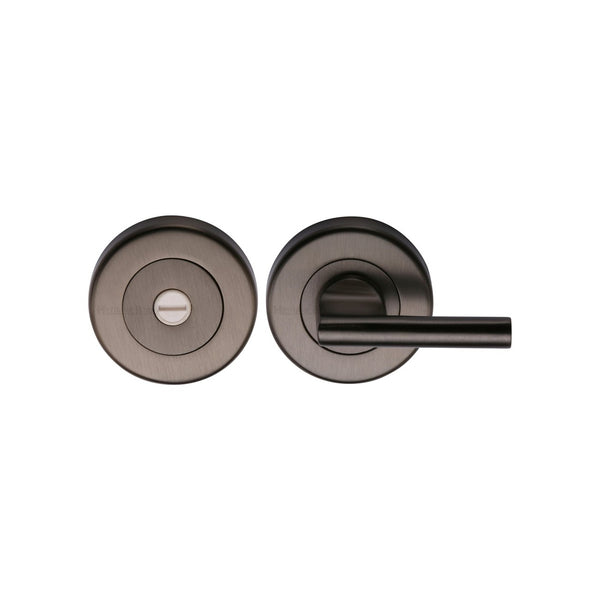 Round Bathroom Turn & Release - V4044 by M Marcus - Heritage Brass