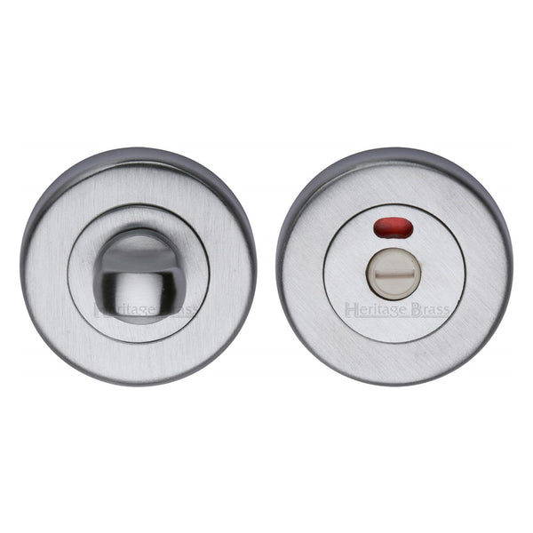 M Marcus - Heritage Brass, Indicator Bathroom Turn & Release - V4046, Escutcheons & Privacy Thumbturns, Turn & Release