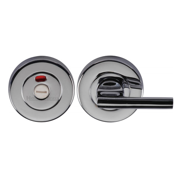 M Marcus - Heritage Brass, Indicator Bathroom Turn & Release - V4048, Escutcheons & Privacy Thumbturns, Turn & Release