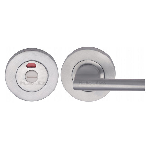 M Marcus - Heritage Brass, Indicator Bathroom Turn & Release - V4048, Escutcheons & Privacy Thumbturns, Turn & Release