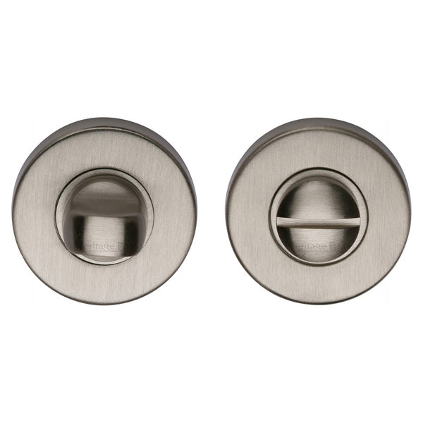 M Marcus - Heritage Brass, Round Bathroom Turn & Release - V4049, Escutcheons & Privacy Thumbturns, Turn & Release