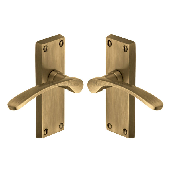 Sophia Short Door Handle on Plate