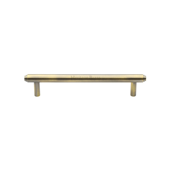 M Marcus - Heritage Brass, Step Cabinet Pull Handle, Cabinet Hardware, Cabinet Pull Handles