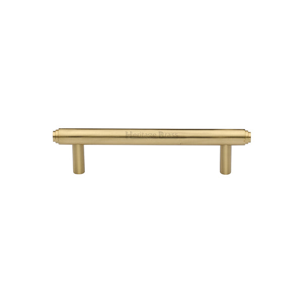 M Marcus - Heritage Brass, Step Cabinet Pull Handle, Cabinet Hardware, Cabinet Pull Handles