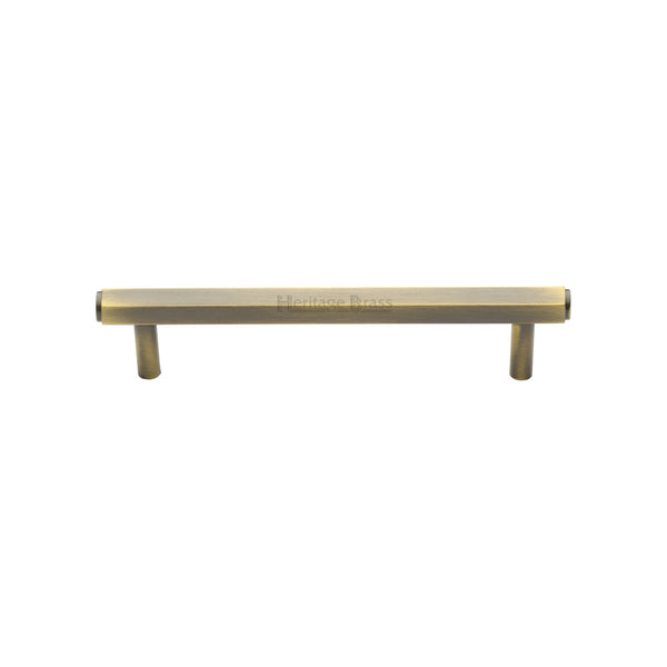 Hexagon Profile Cabinet Pull Handle by M Marcus - Heritage Brass