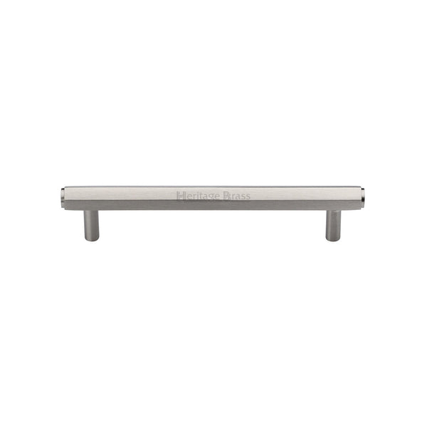 M Marcus - Heritage Brass, Hexagon Profile Cabinet Pull Handle, Cabinet Hardware, Cabinet Pull Handles