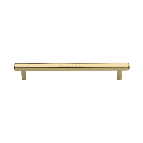 Hexagon Profile Cabinet Pull Handle by M Marcus - Heritage Brass
