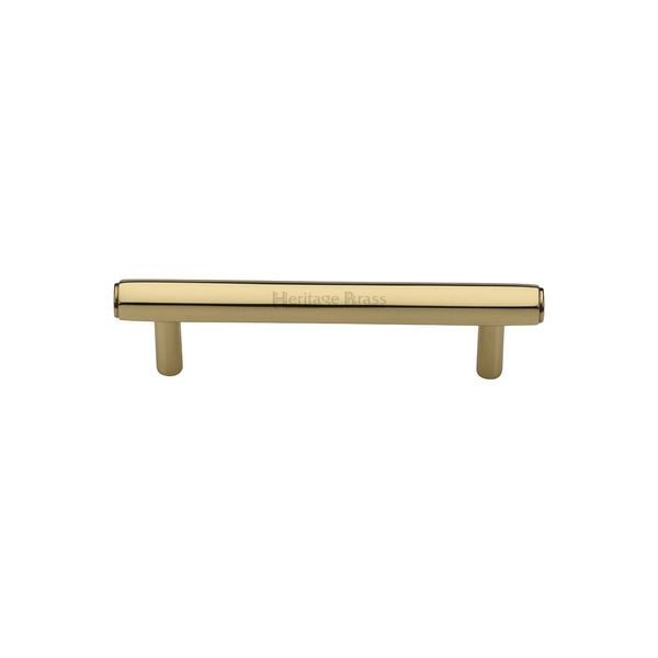 M Marcus - Heritage Brass, Hexagon Profile Cabinet Pull Handle, Cabinet Hardware, Cabinet Pull Handles