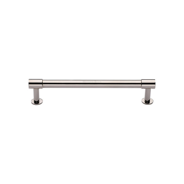 M Marcus - Heritage Brass, Phoenix Cabinet Pull Handle with Rose, Cabinet Hardware, Cabinet Pull Handles