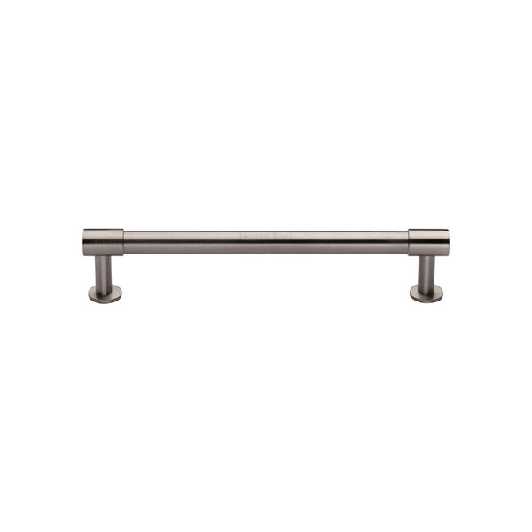 M Marcus - Heritage Brass, Phoenix Cabinet Pull Handle with Rose, Cabinet Hardware, Cabinet Pull Handles