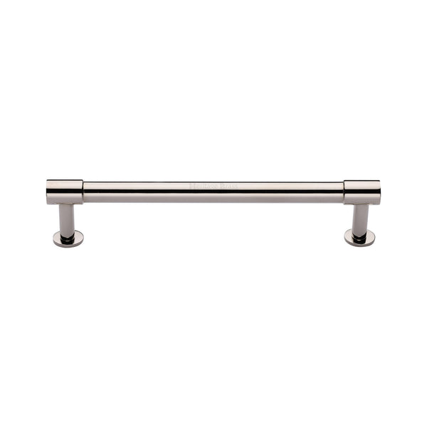 Phoenix Cabinet Pull Handle with Rose by M Marcus - Heritage Brass