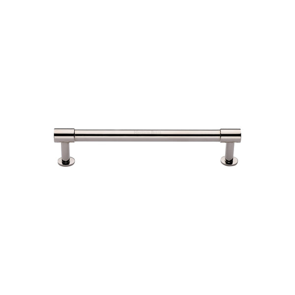 Phoenix Cabinet Pull Handle with Rose by M Marcus - Heritage Brass