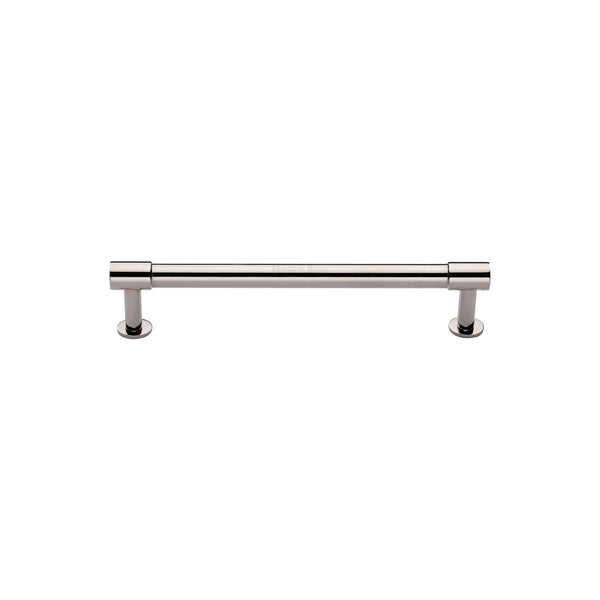 M Marcus - Heritage Brass, Phoenix Cabinet Pull Handle with Rose, Cabinet Hardware, Cabinet Pull Handles