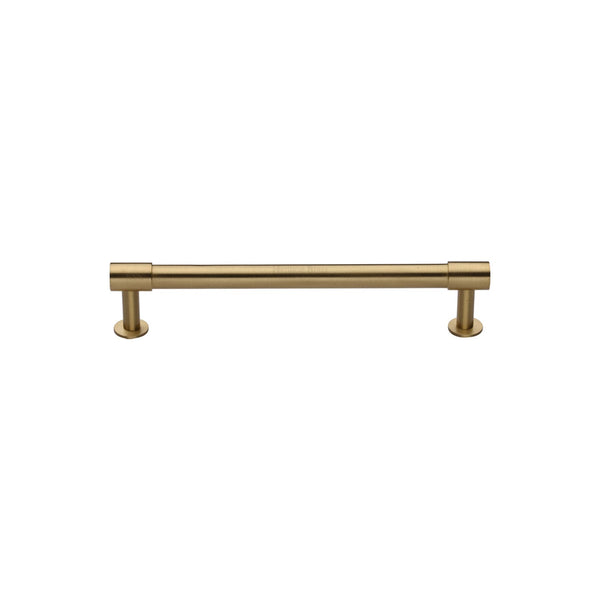 M Marcus - Heritage Brass, Phoenix Cabinet Pull Handle with Rose, Cabinet Hardware, Cabinet Pull Handles