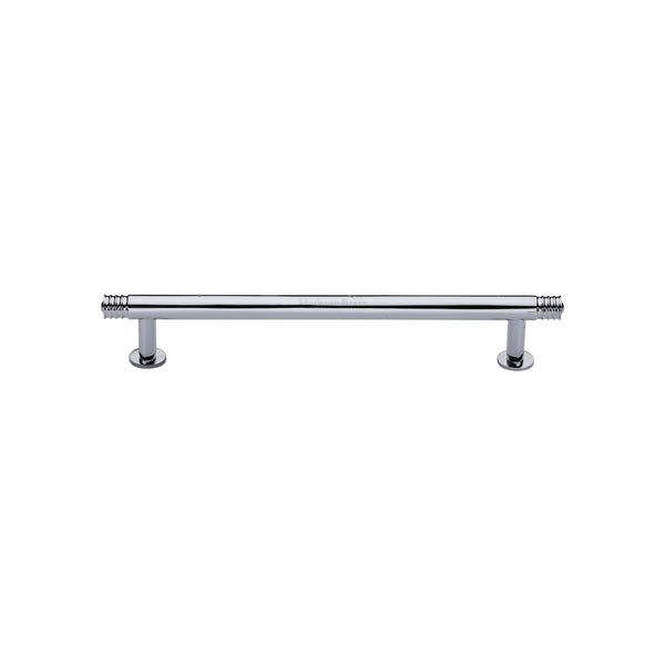 Contour Cabinet Pull Handle with Rose by M Marcus - Heritage Brass
