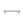 Contour Cabinet Pull Handle with Rose by M Marcus - Heritage Brass