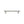 Contour Cabinet Pull Handle with Rose by M Marcus - Heritage Brass