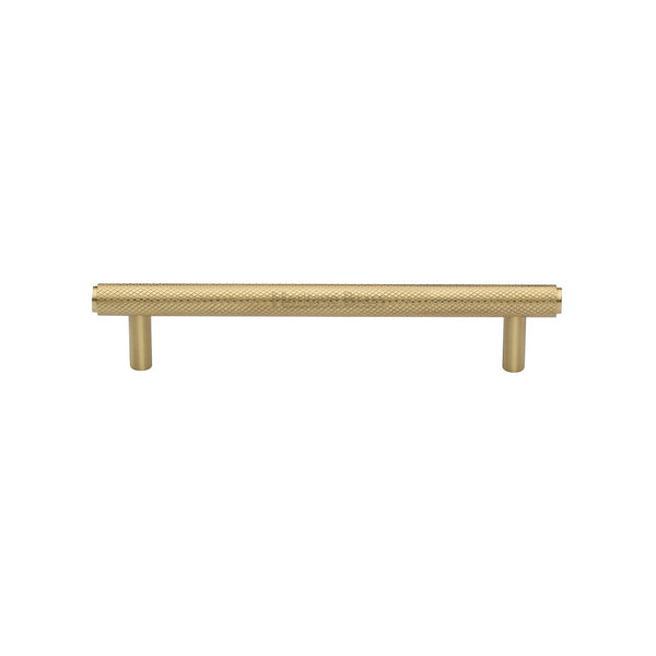 M Marcus - Heritage Brass, Knurled Cabinet Pull Handle, Cabinet Hardware, Cabinet Pull Handles