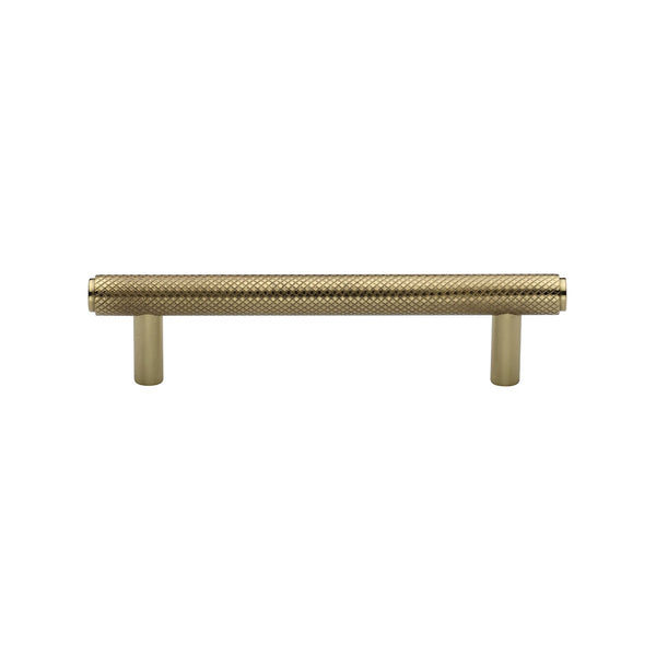 M Marcus - Heritage Brass, Knurled Cabinet Pull Handle, Cabinet Hardware, Cabinet Pull Handles