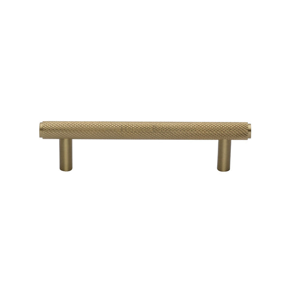 M Marcus - Heritage Brass, Knurled Cabinet Pull Handle, Cabinet Hardware, Cabinet Pull Handles