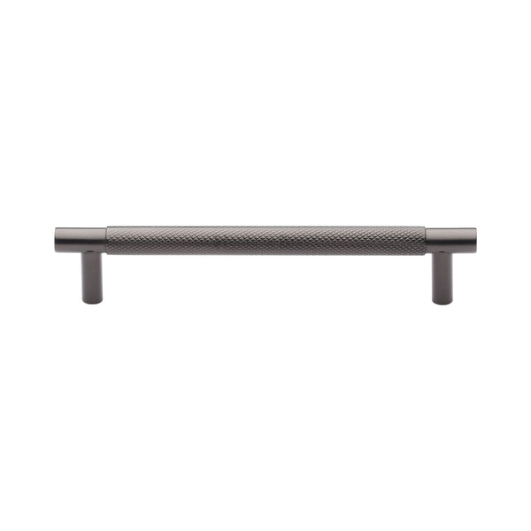 Partial Knurled Cabinet Pull Handle by M Marcus - Heritage Brass