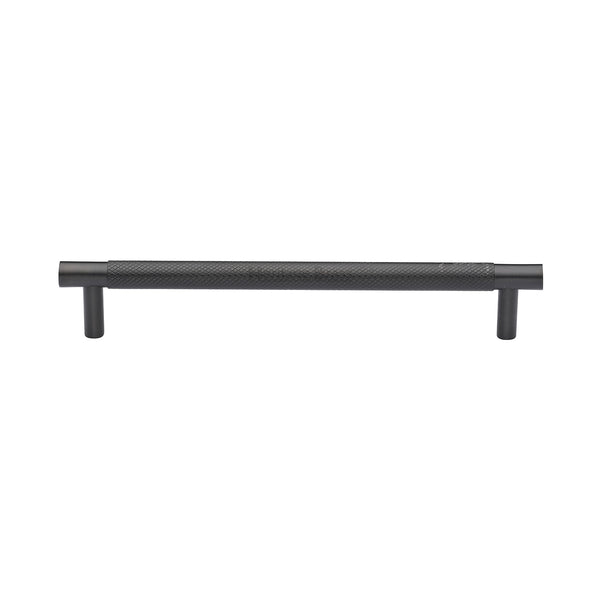 Partial Knurled Cabinet Pull Handle by M Marcus - Heritage Brass